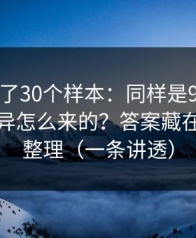 我对比了30个样本：同样是91视频，体验差异怎么来的？答案藏在收藏夹整理（一条讲透）